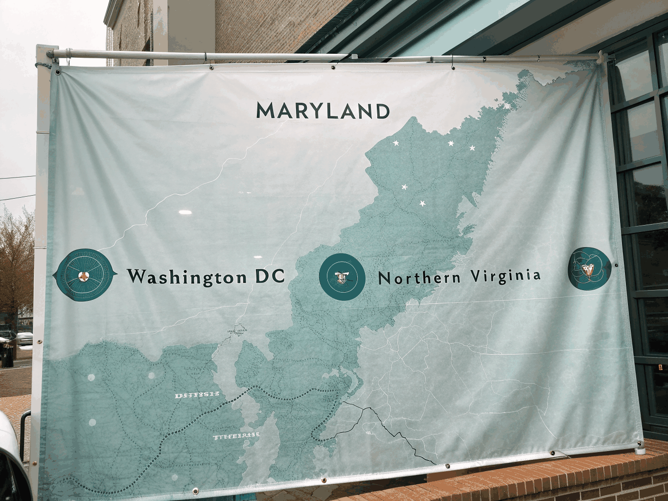 Mobile detailing service area map for Columbia MD