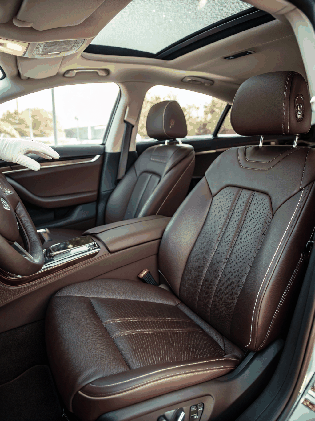 Restored leather seats